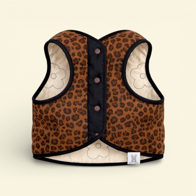 豹紋棉花糖雙面穿背心 S/M/L 預購