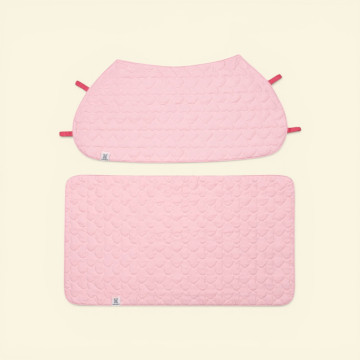 草莓甜心雙面車圍+車墊（小/大）