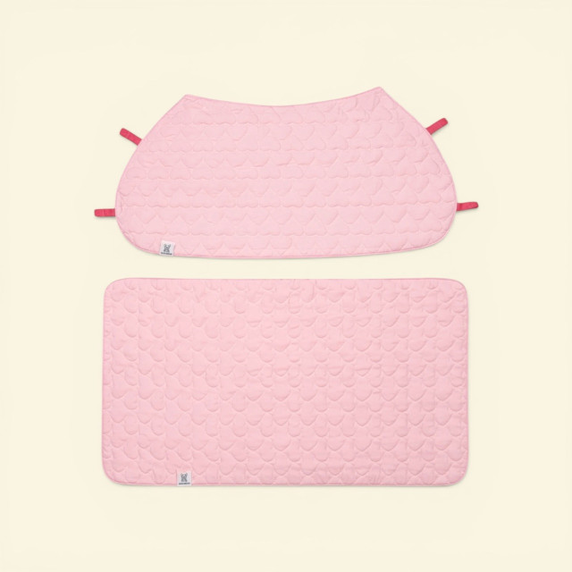 草莓甜心雙面車圍+車墊（小/大）