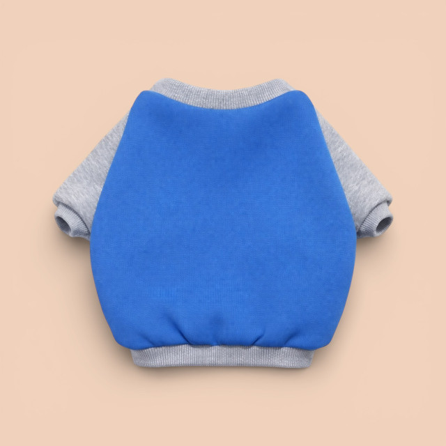 麻灰藍撞色T-shirt S/M/L