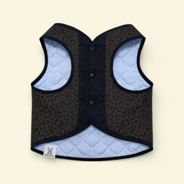 黑豹淺藍雙面穿背心 S/M/L