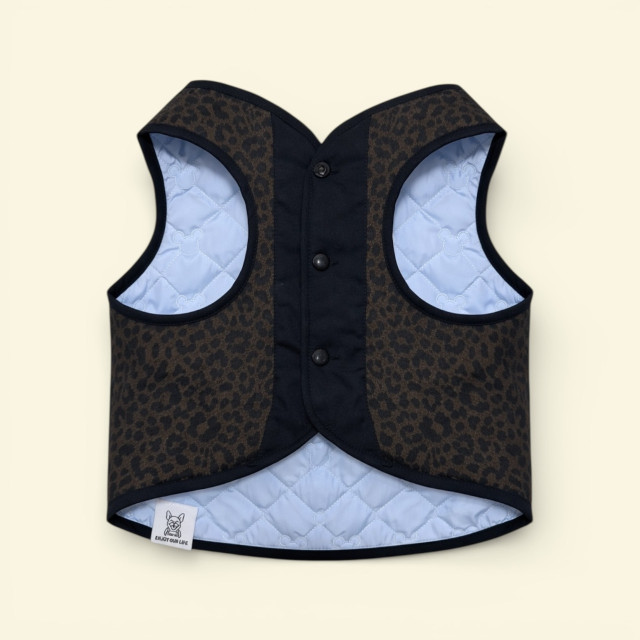 黑豹淺藍雙面穿背心 S/M/L