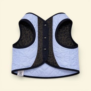 黑豹淺藍雙面穿背心 S/M/L